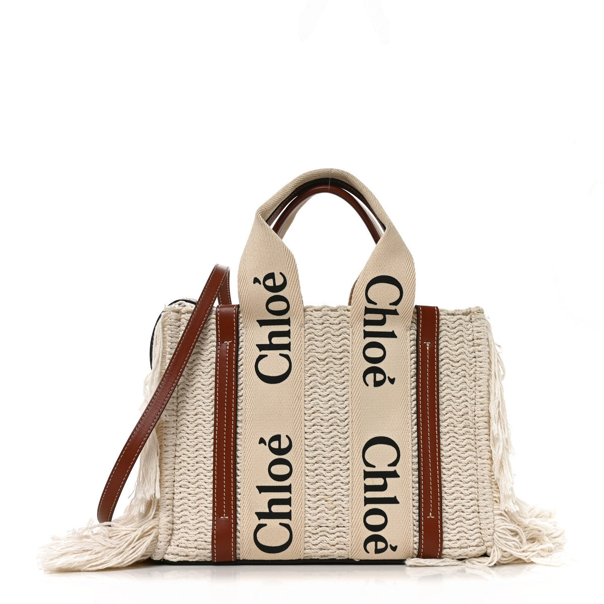 Small Calfskin Tote Bag - White