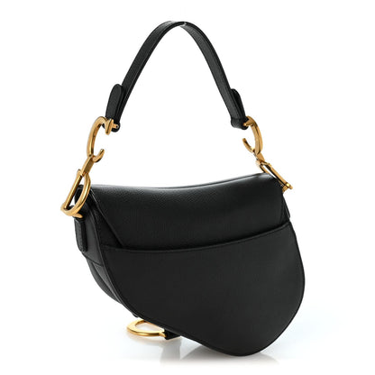 Mini Calfskin Handbag - Black