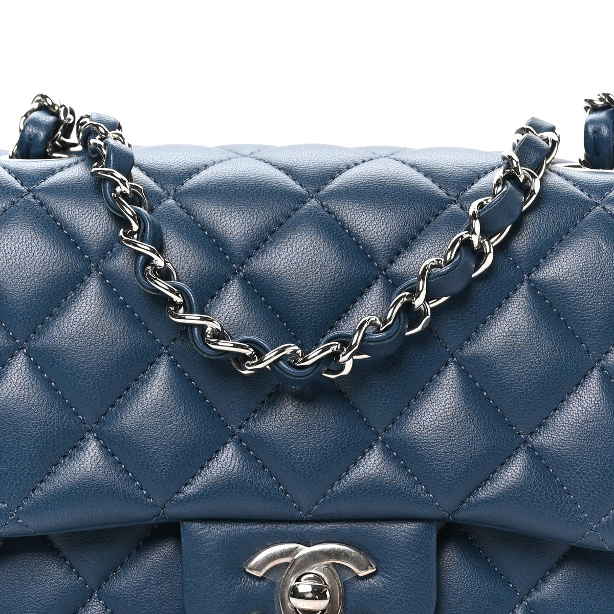 Mini Quilted Lambskin Flap Shoulder Bag