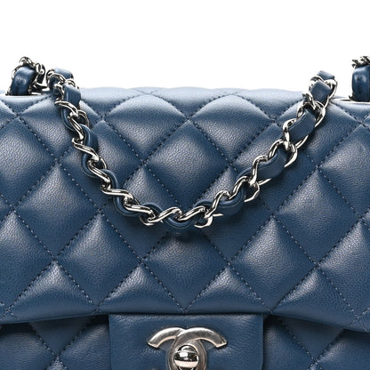 Mini Quilted Lambskin Flap Shoulder Bag