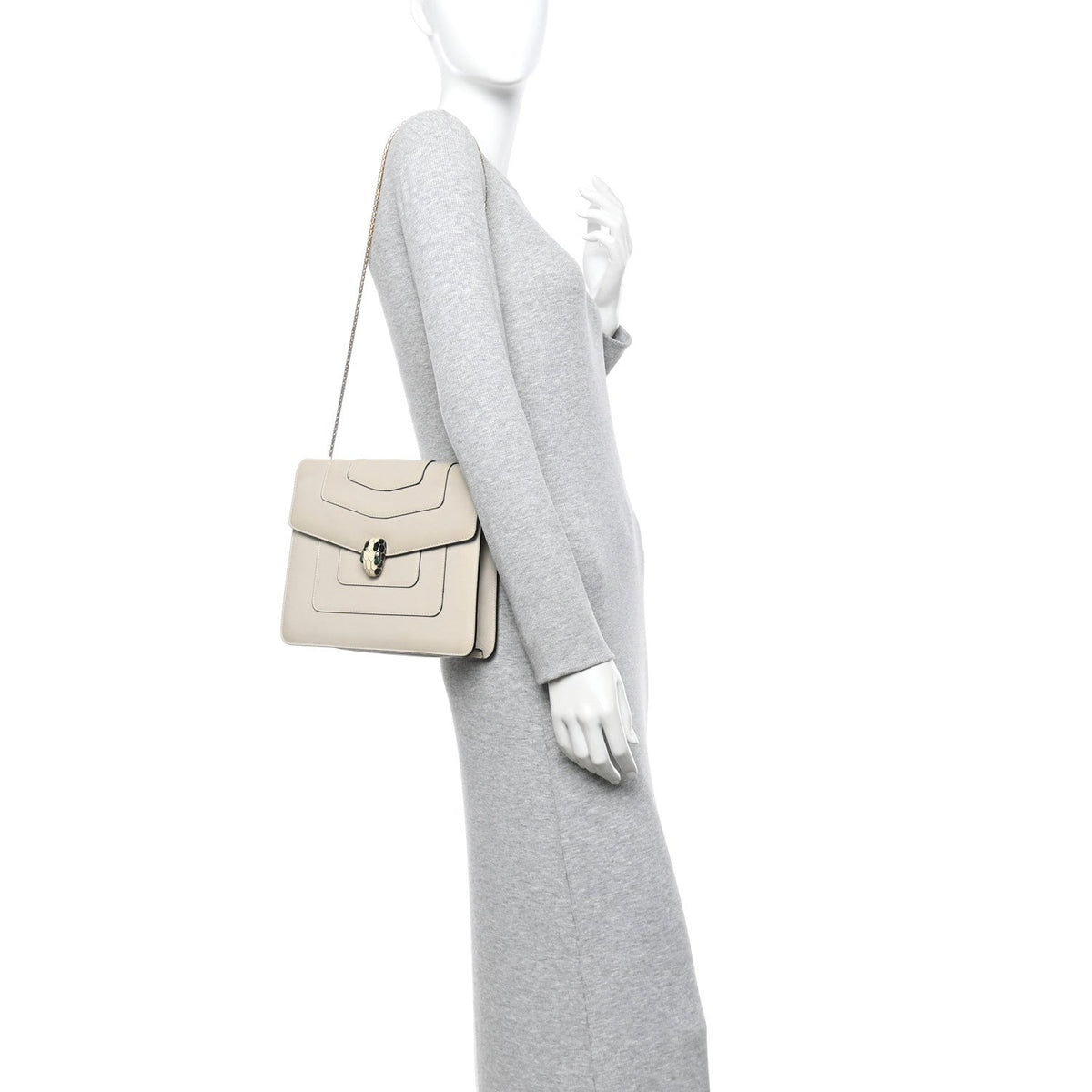 Calfskin Crossbody Bag - White