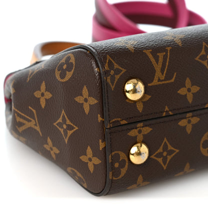 Monogram Cluny Bb Bordeaux Fuchsia Handbag