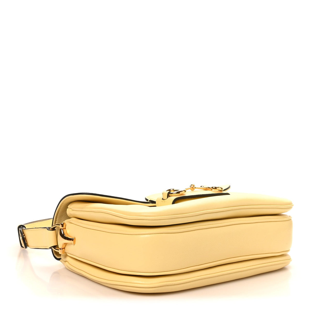 Small Calfskin Shoulder Bag - Yellow
