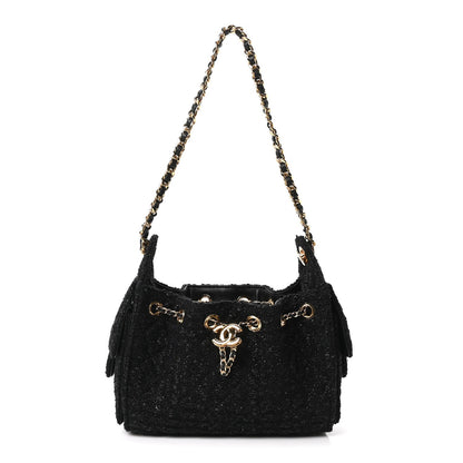Mini Quilted Handbag - Black