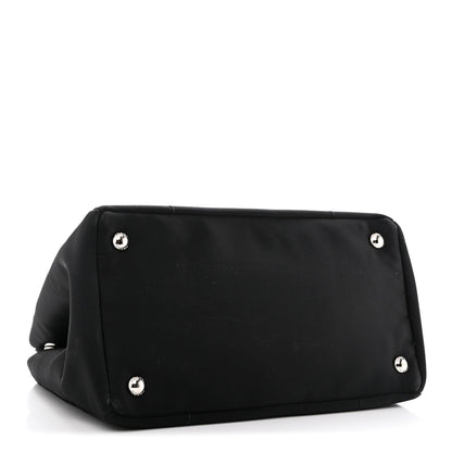 Nylon Nappa Tote Bag - Black