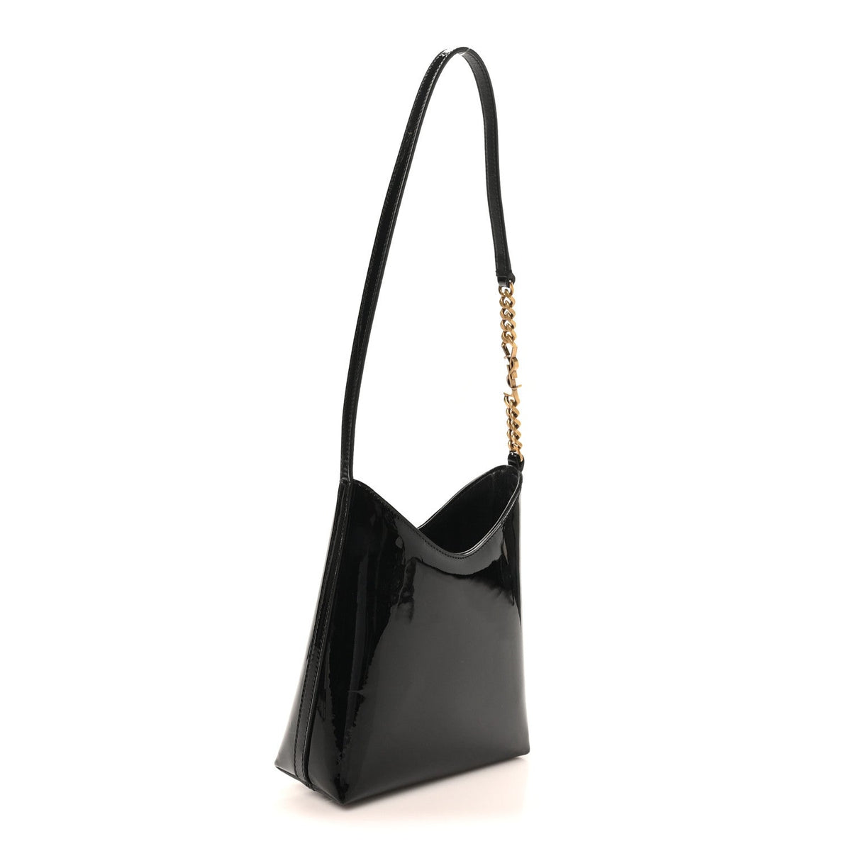 Mini Calfskin Hobo Bag - Black
