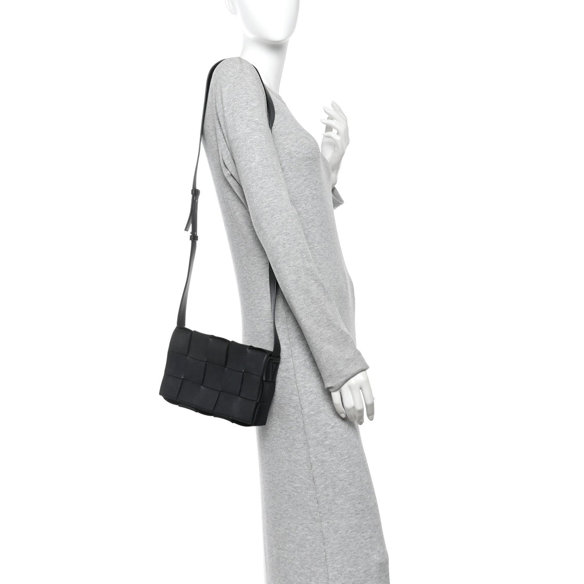 Maxi Nappa Handbag - Black