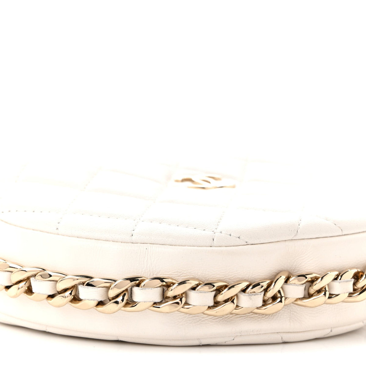 Quilted Lambskin Hobo Bag - White