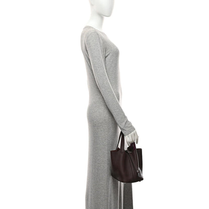 Taurillon Clemence Swift Eclat Picotin L Handbag