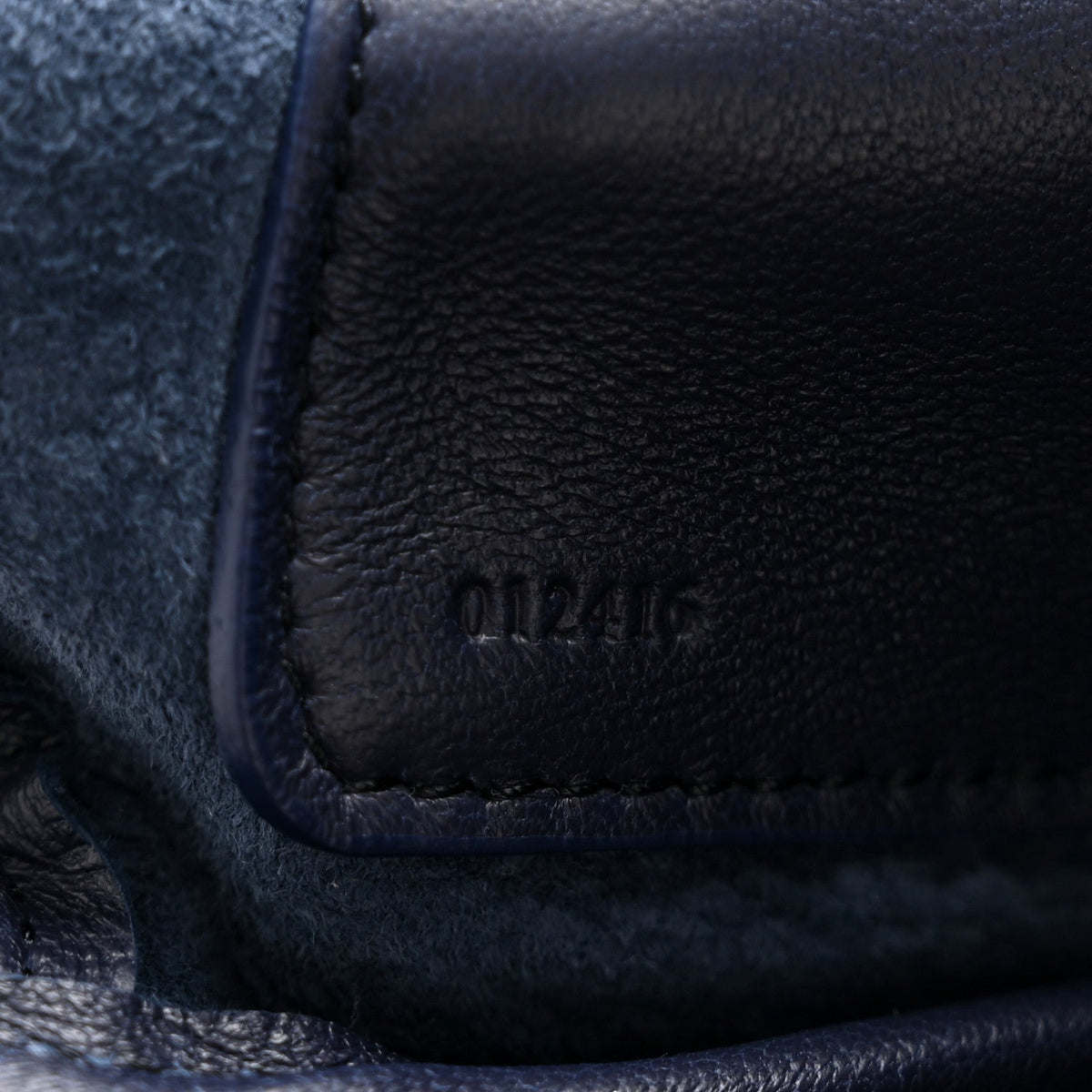 Small Nappa Handbag - Blue