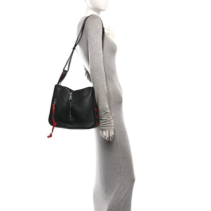 Medium Calfskin Shoulder Bag - Black