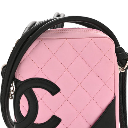 Small Quilted Calfskin Handbag - Pink