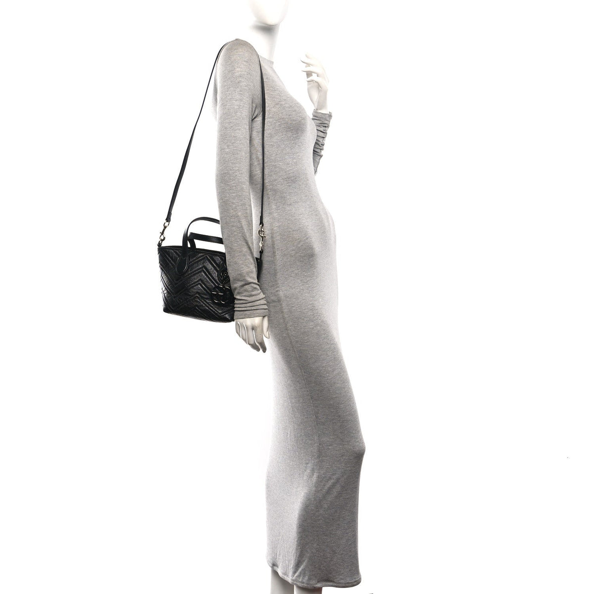 Small Nappa Tote Bag - Black