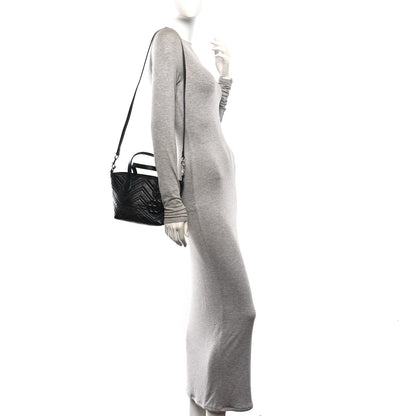 Small Nappa Tote Bag - Black