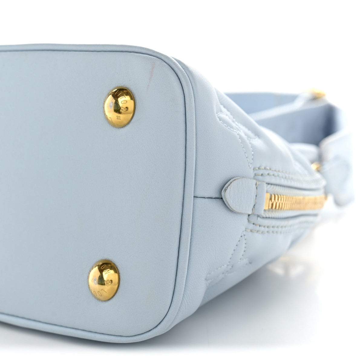 Calfskin Handbag - Blue