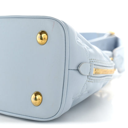 Calfskin Handbag - Blue