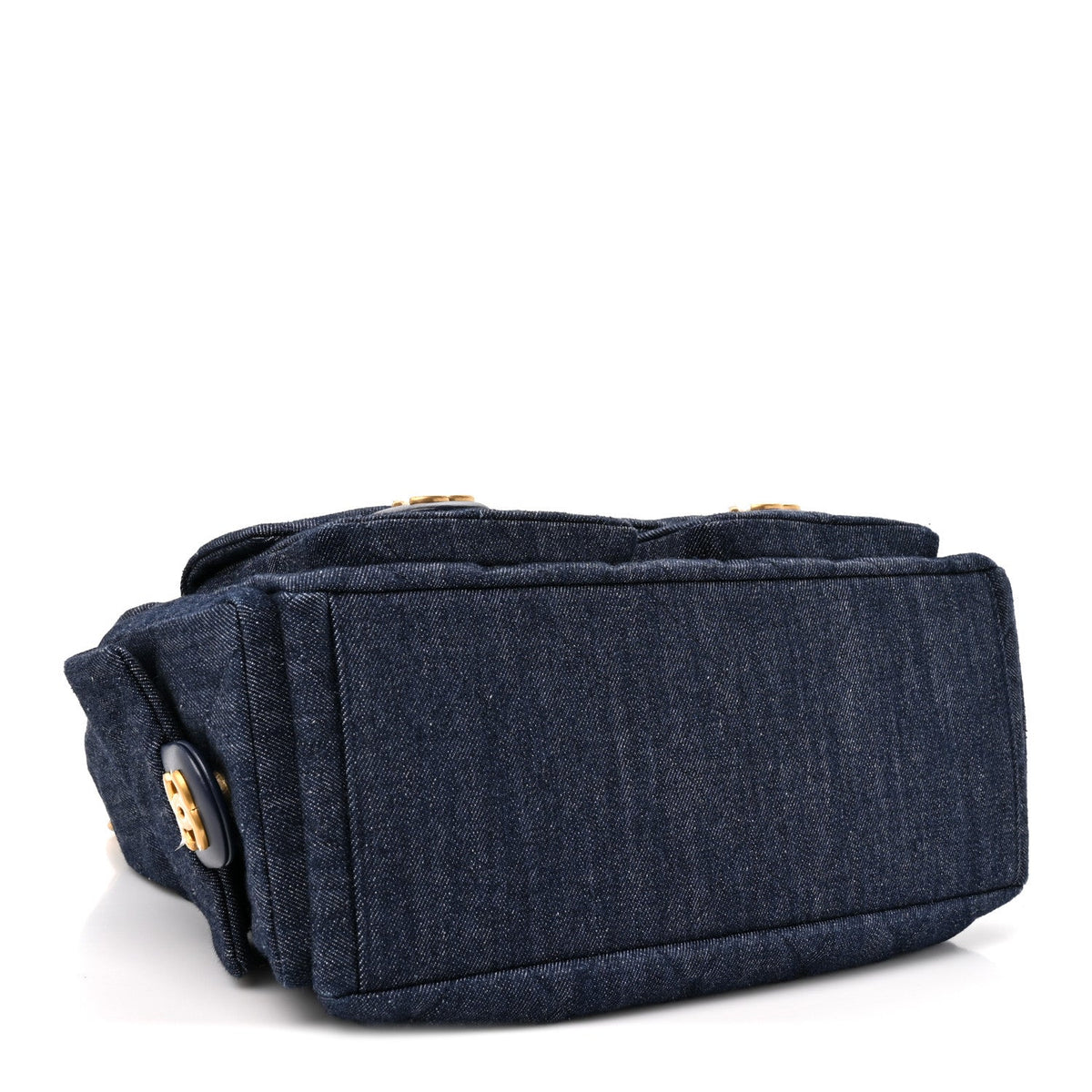 Large Quilted Hobo Bag - Blue