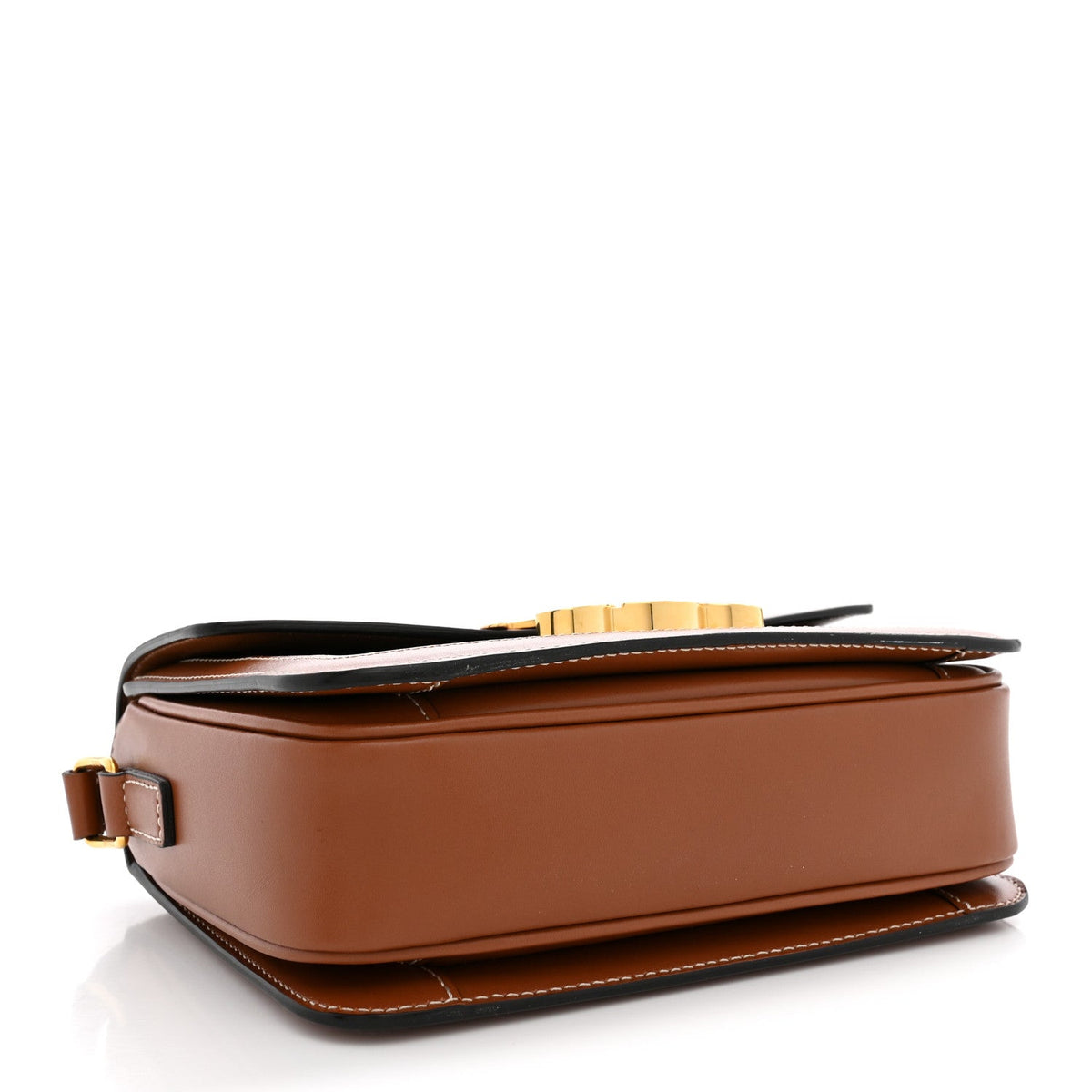 Calfskin Canvas Handbag - Tan