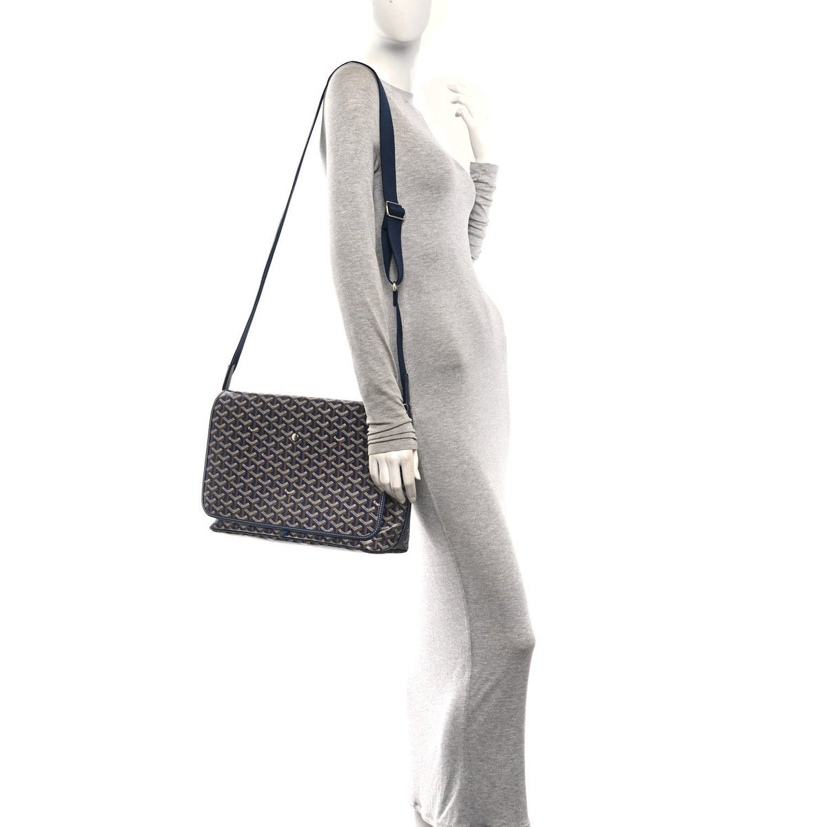 Ine Capetien Messenger Bag Navy Handbag
