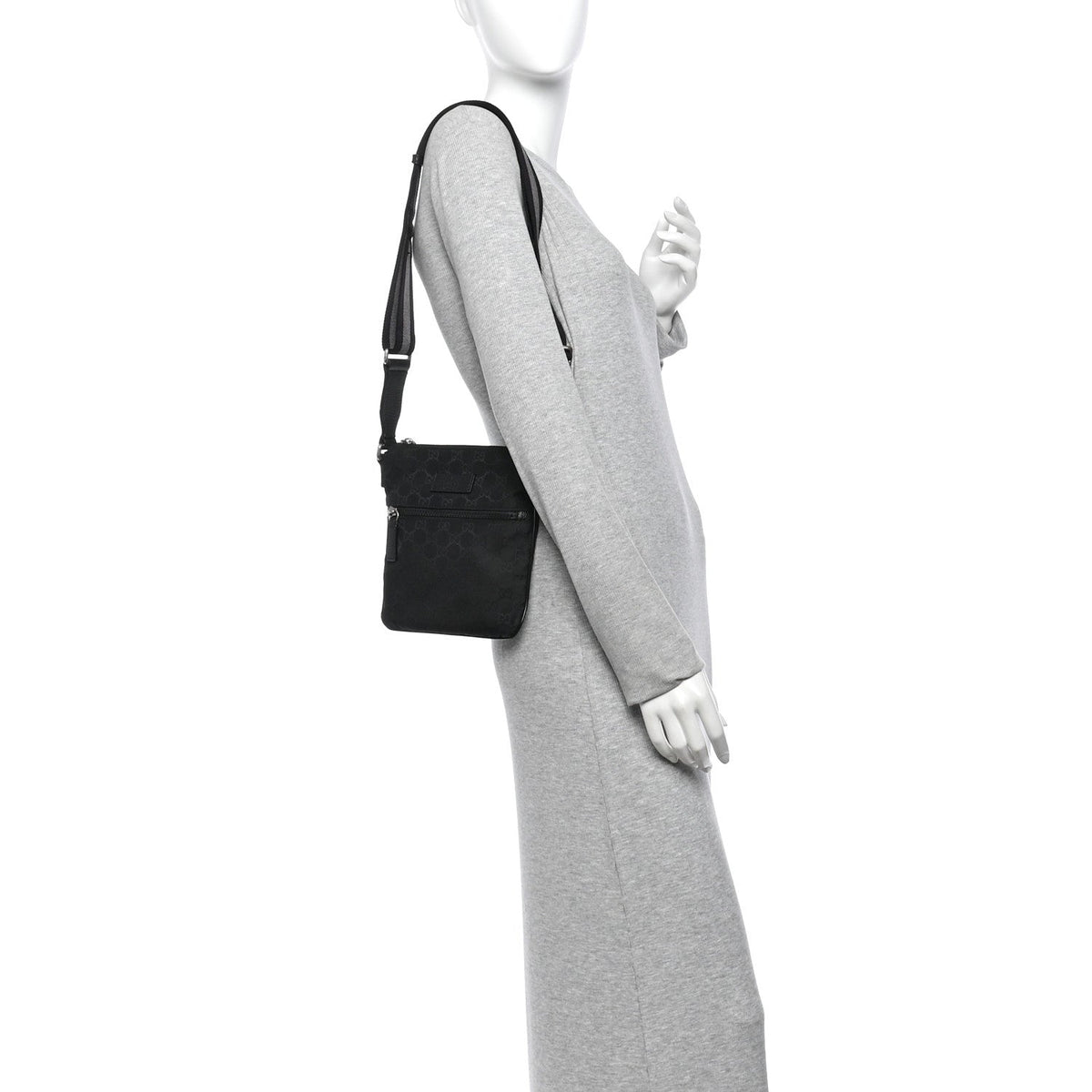 Mini Nylon Handbag - Black