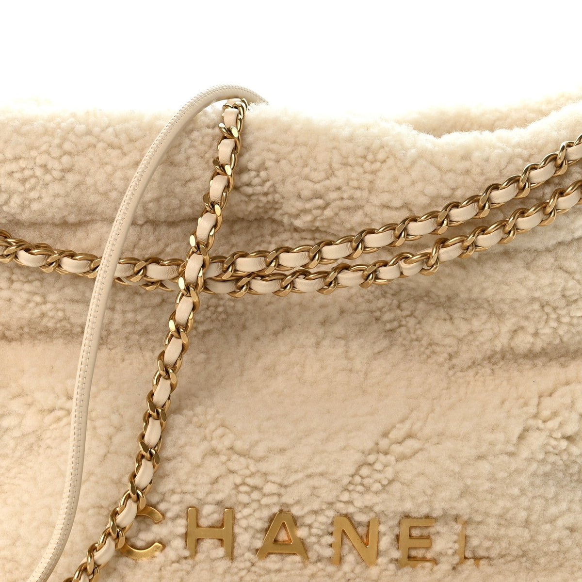 Mini Quilted Shearling Handbag