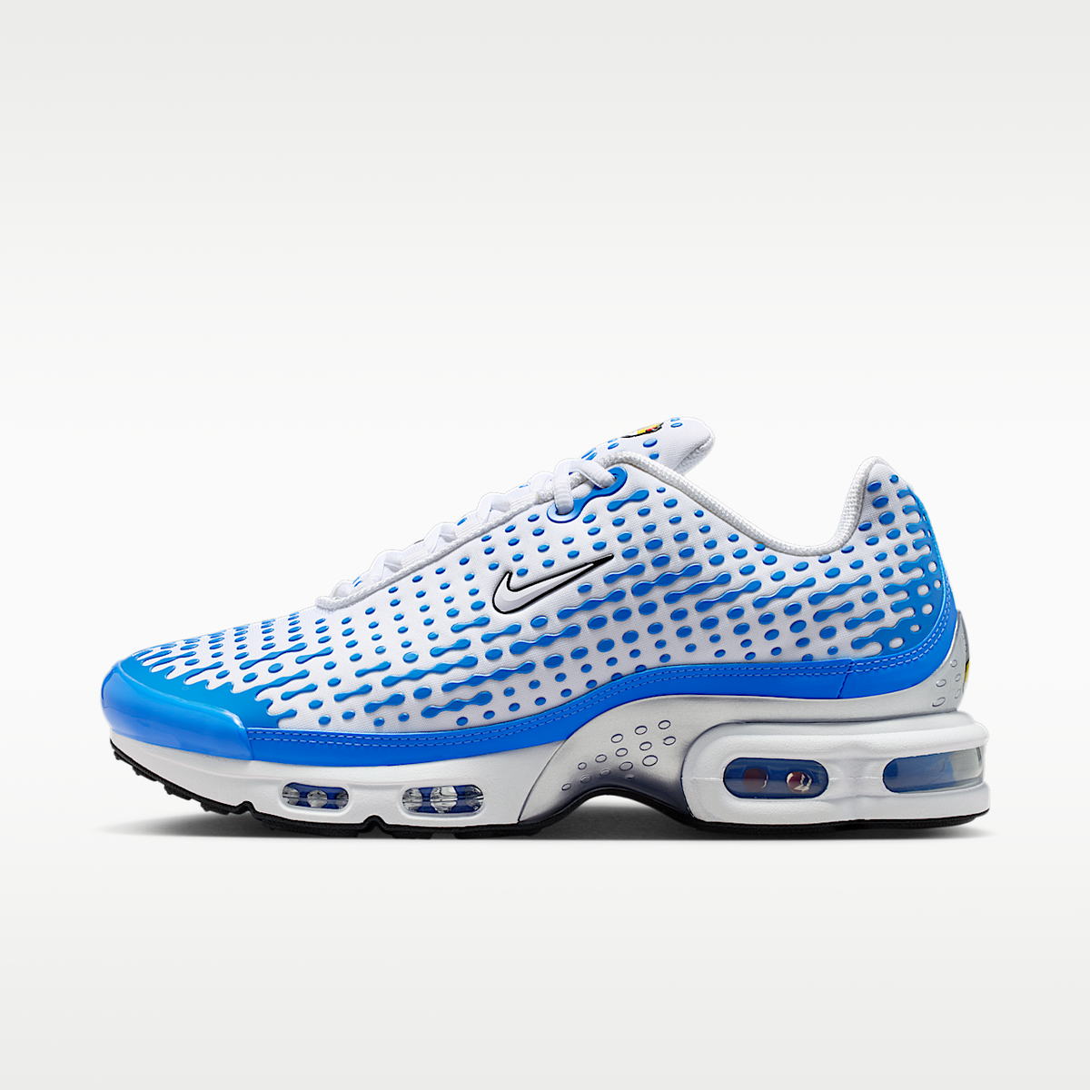 Air Max Plus VII Shoes For Men White/Blue Crystal/Metallic Silver/White