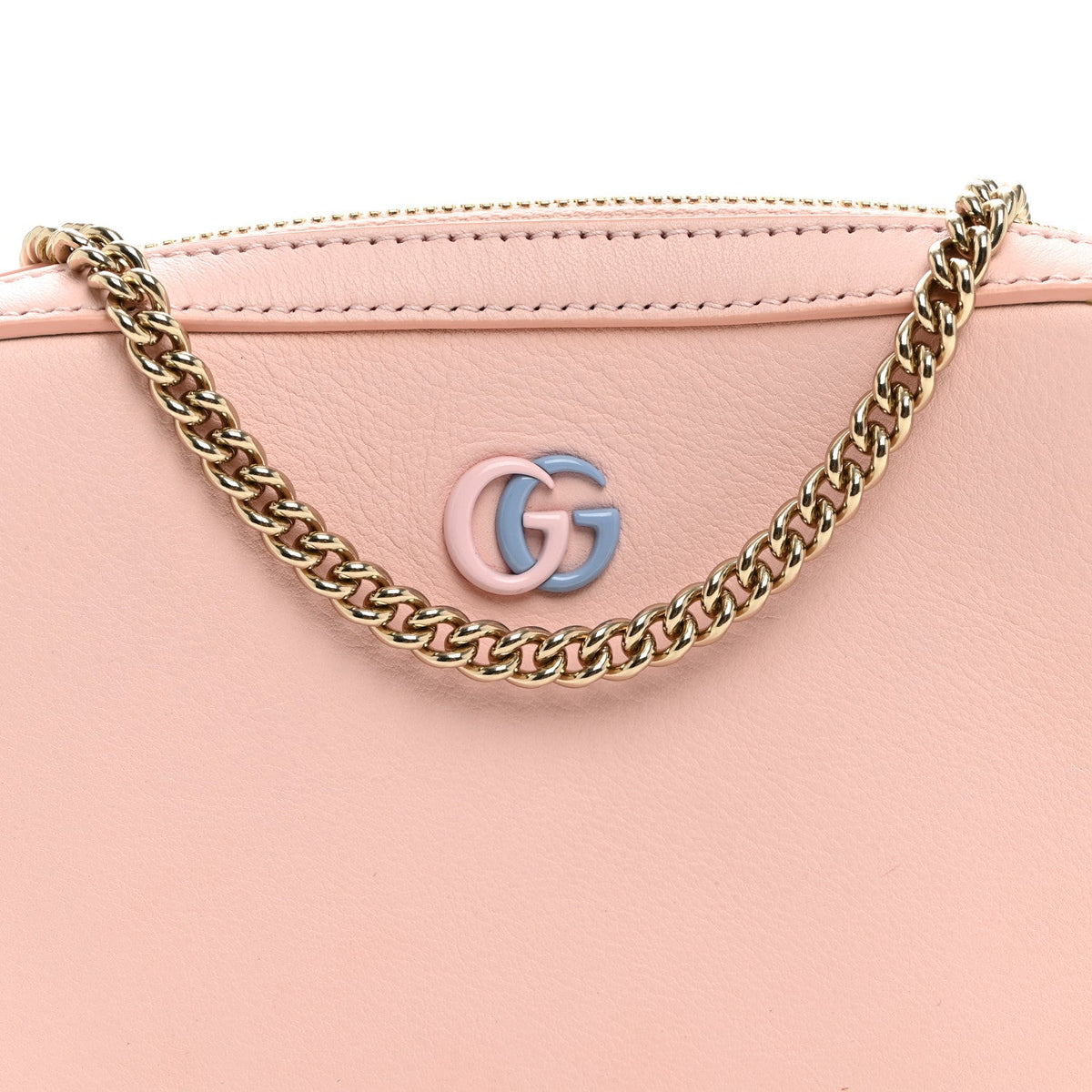 Mini Calfskin Shoulder Bag - Pink