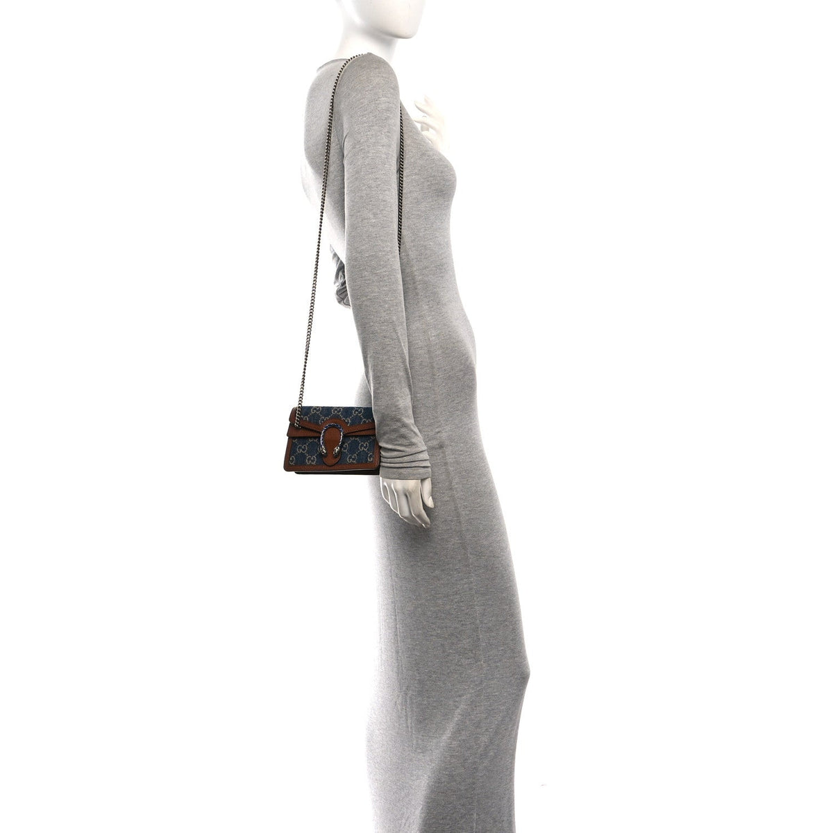 Mini Calfskin Shoulder Bag - Blue