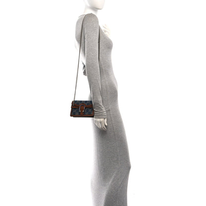 Mini Calfskin Shoulder Bag - Blue