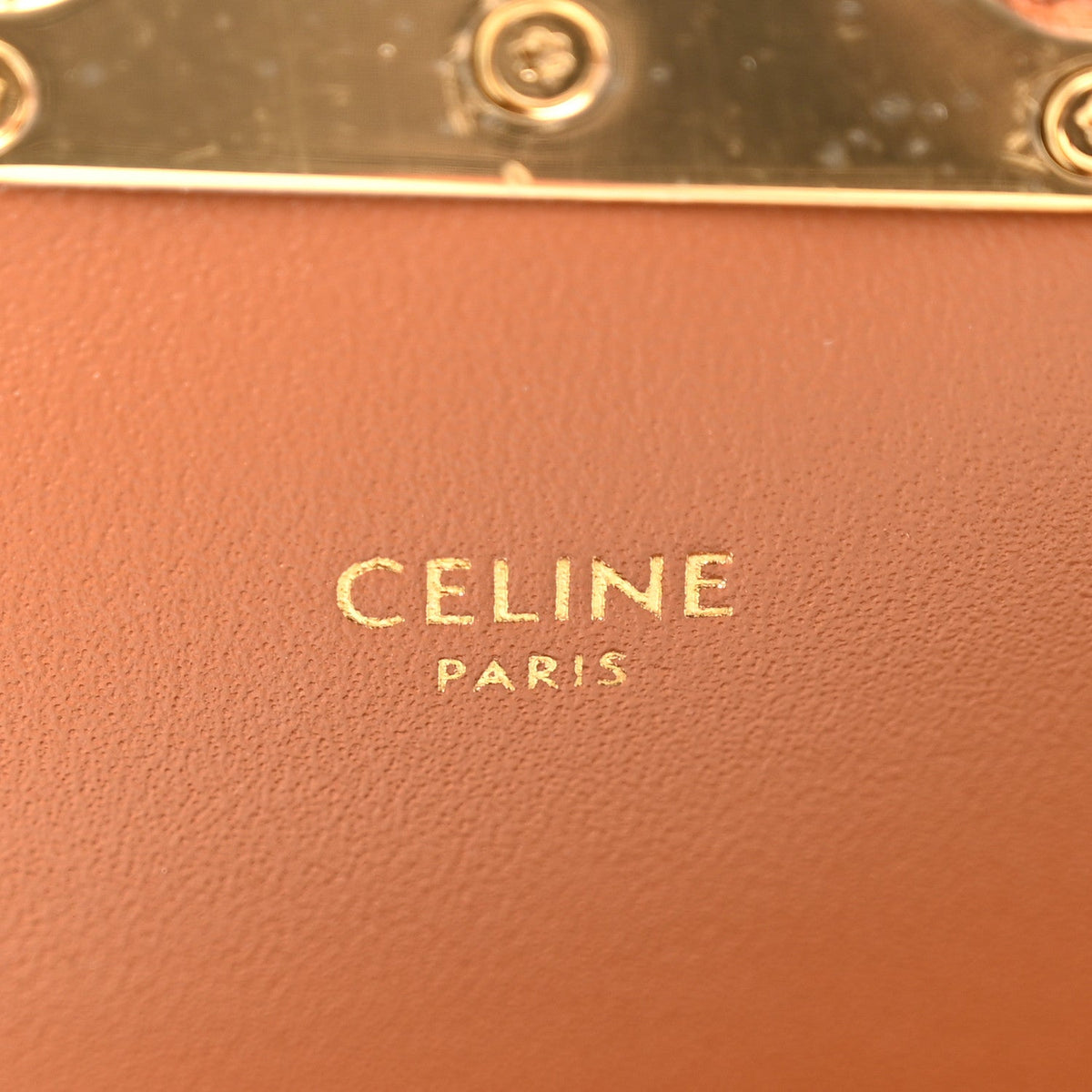Calfskin Canvas Handbag - Tan