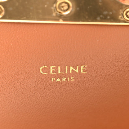 Calfskin Canvas Handbag - Tan