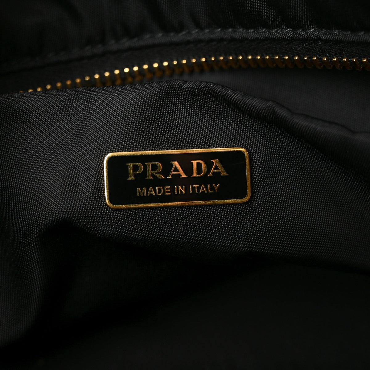 Medium Nylon Tote Bag - Black