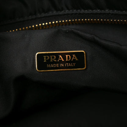 Medium Nylon Tote Bag - Black