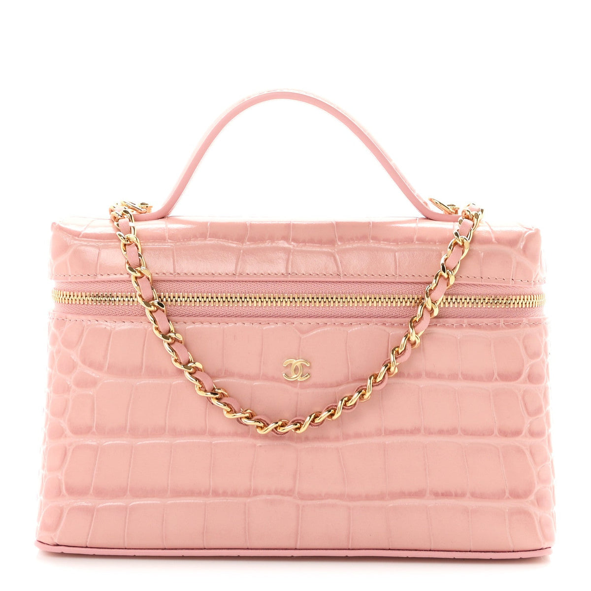 Calfskin Handbag - Pink