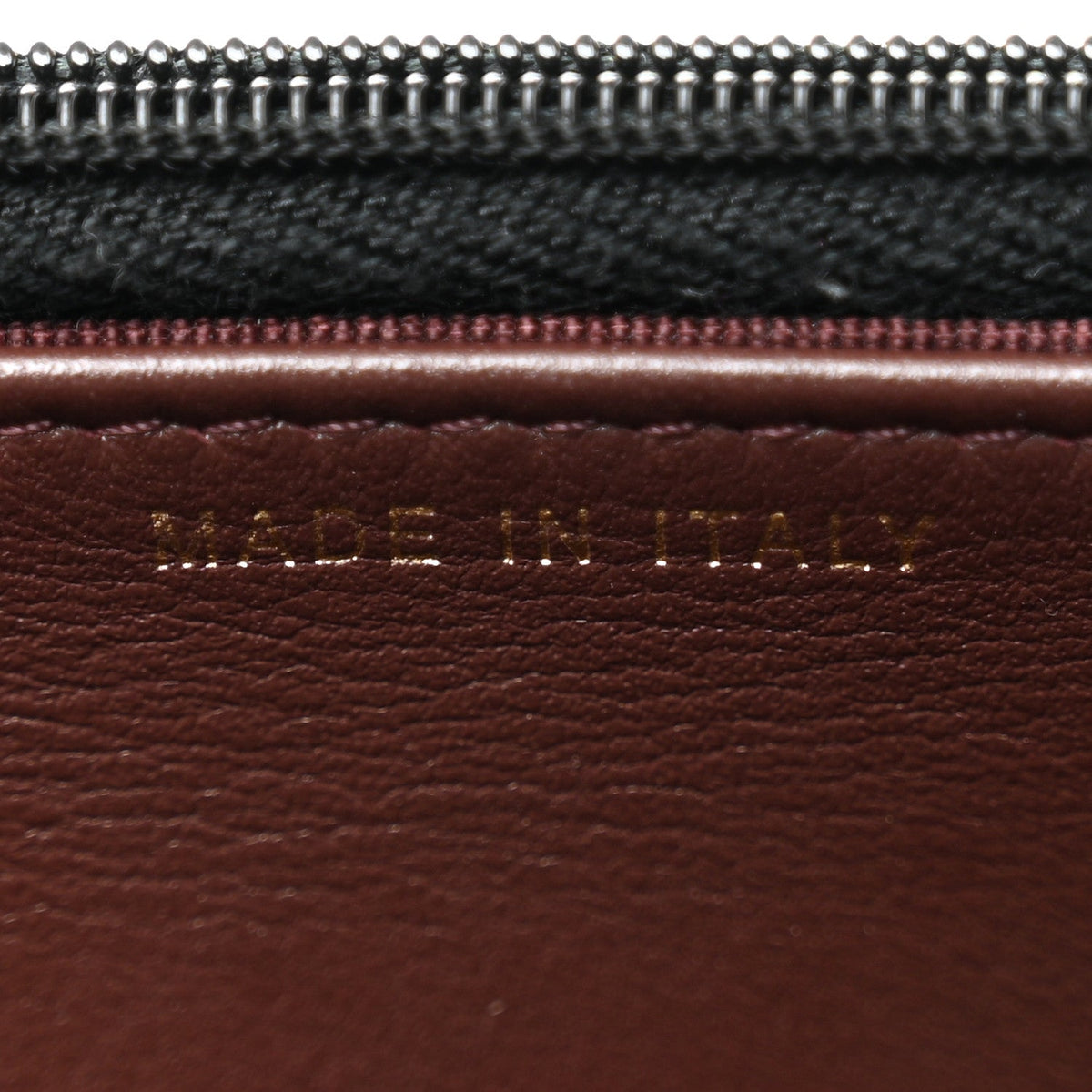 Quilted Caviar Wallet Bag - Black