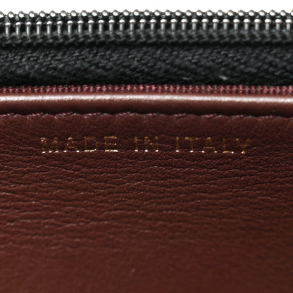 Quilted Caviar Wallet Bag - Black