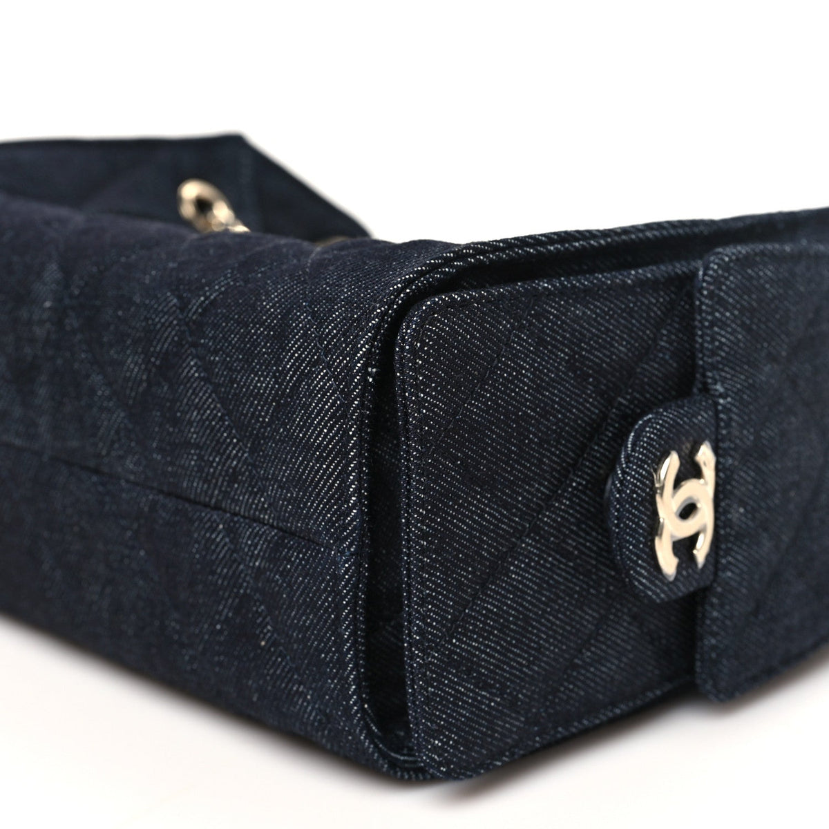 Mini Quilted Handbag - Blue