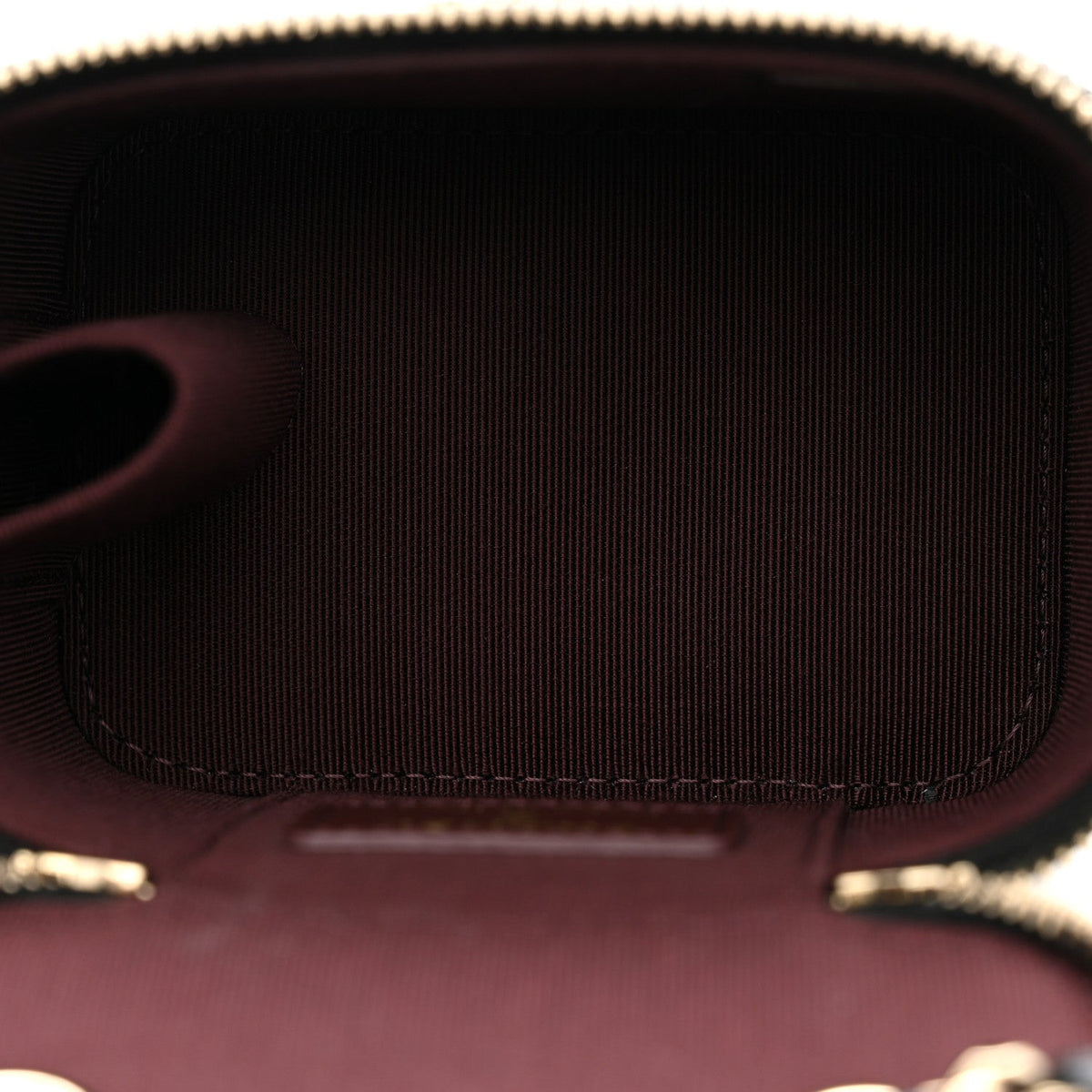 Mini Quilted Caviar Handbag - Black