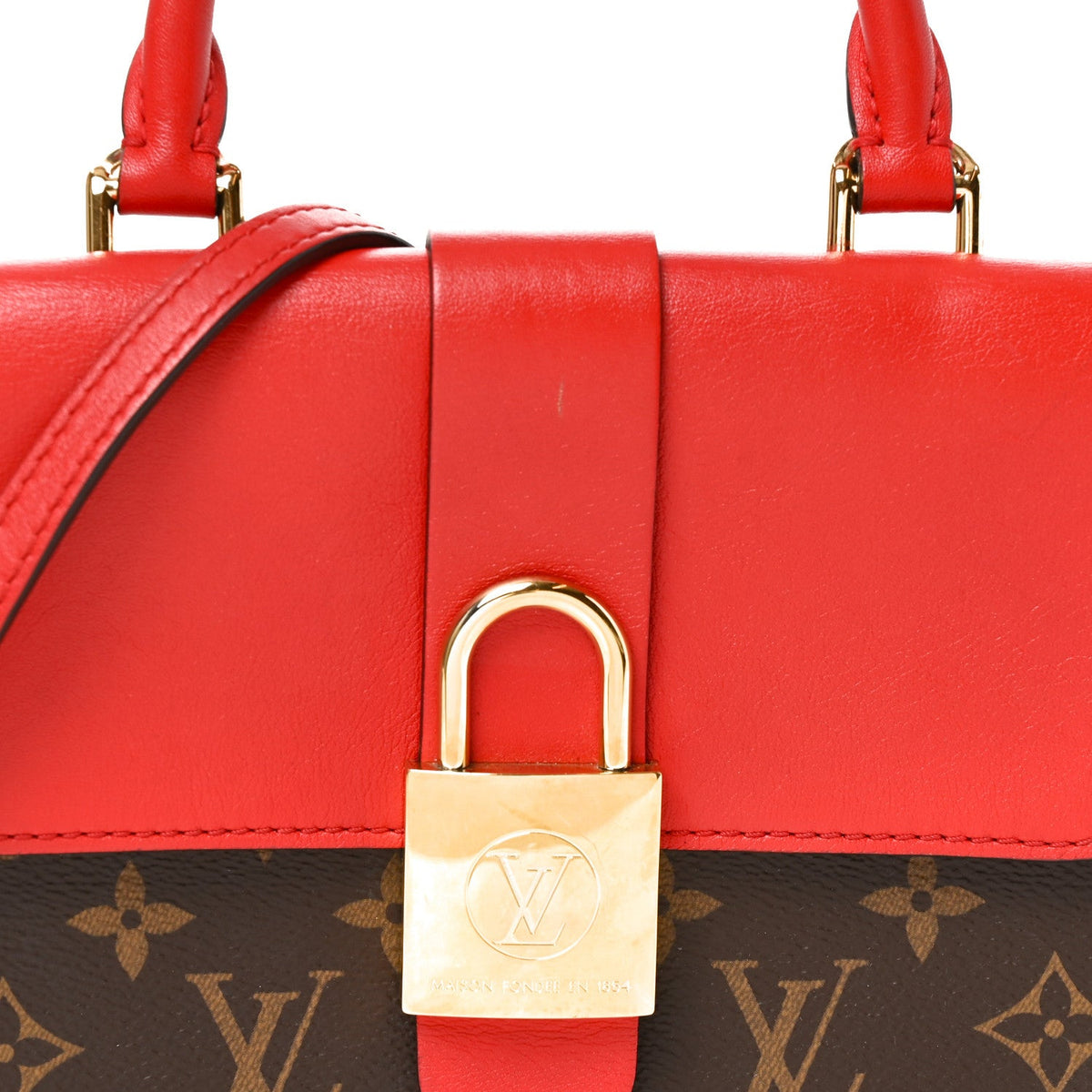 Monogram Locky Bb Coquelicot Handbag