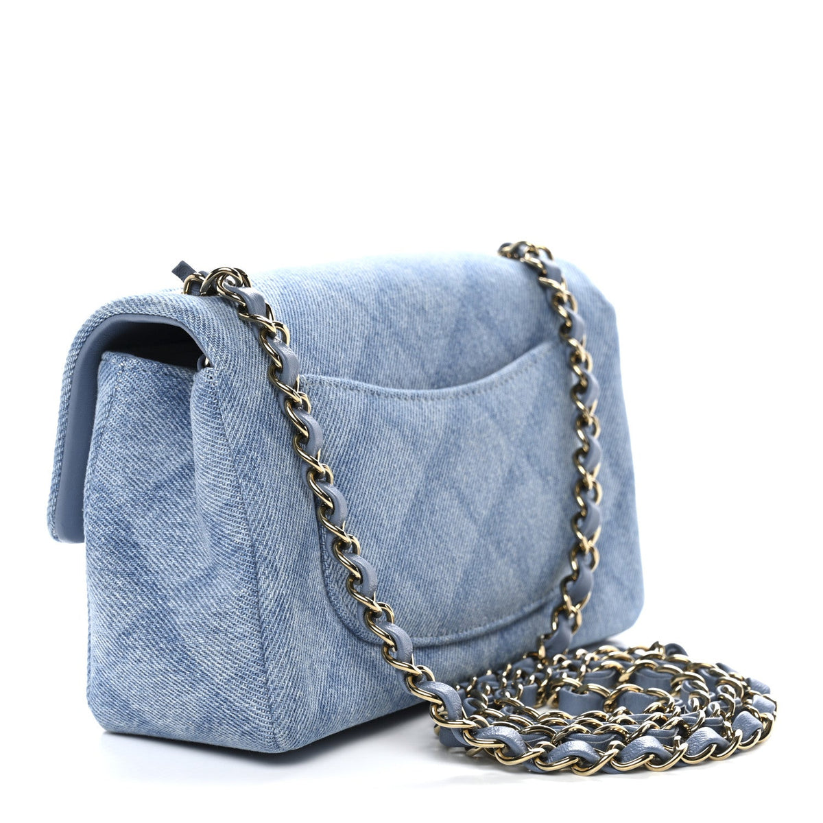 Mini Quilted Flap Shoulder Bag - Tan