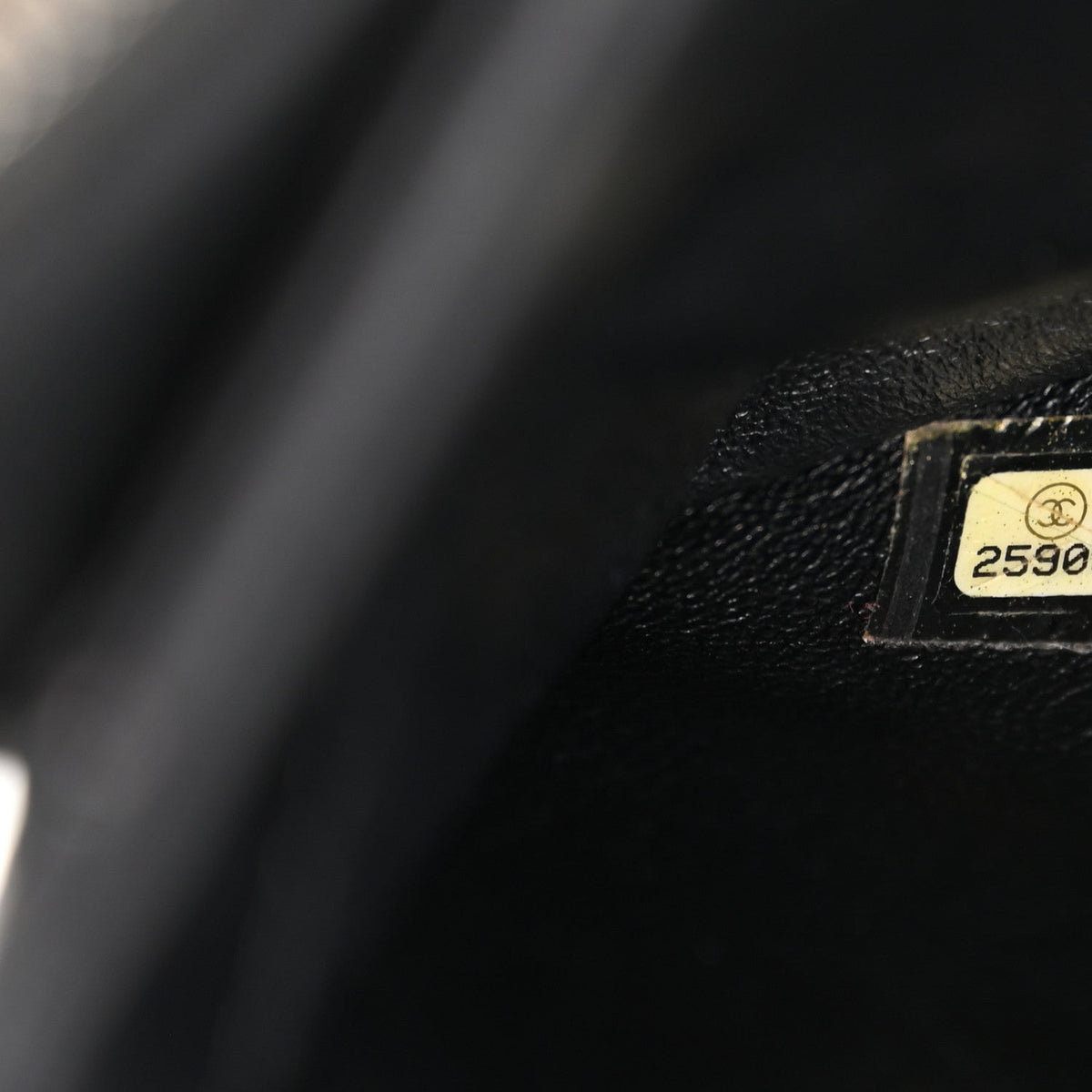 Medium Calfskin Flap Shoulder Bag - Black