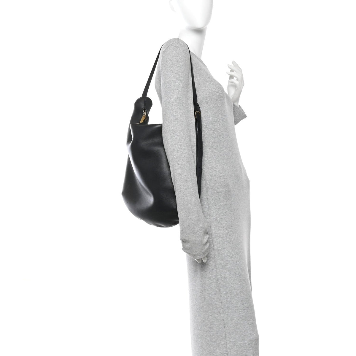 Calfskin Handbag - Black