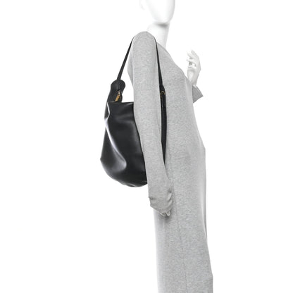 Calfskin Handbag - Black