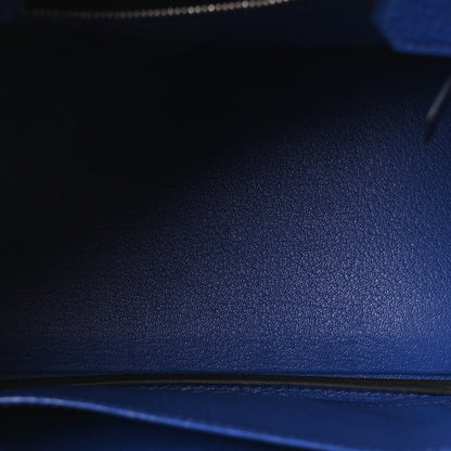 Togo Birkin 25 Bleu Electrique Handbag