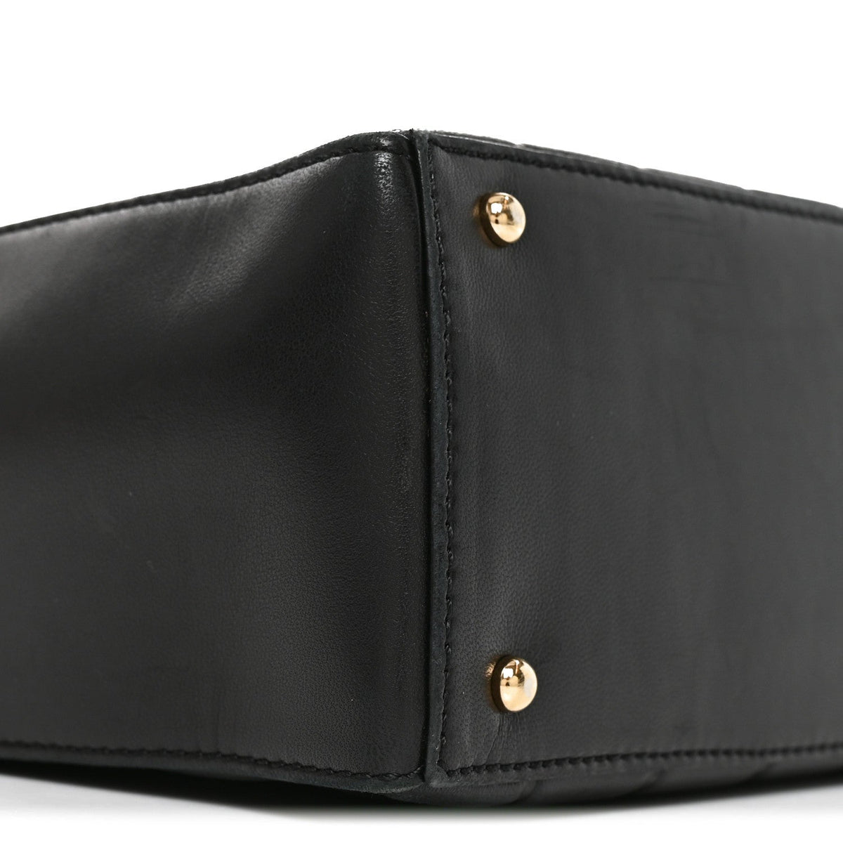 Medium Quilted Lambskin Shoulder Bag - Chocolate