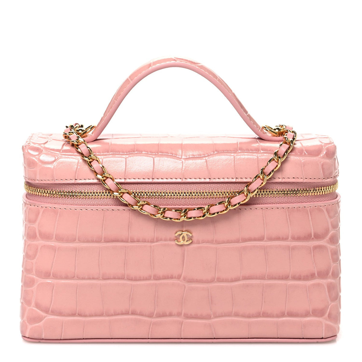 Calfskin Handbag - Pink