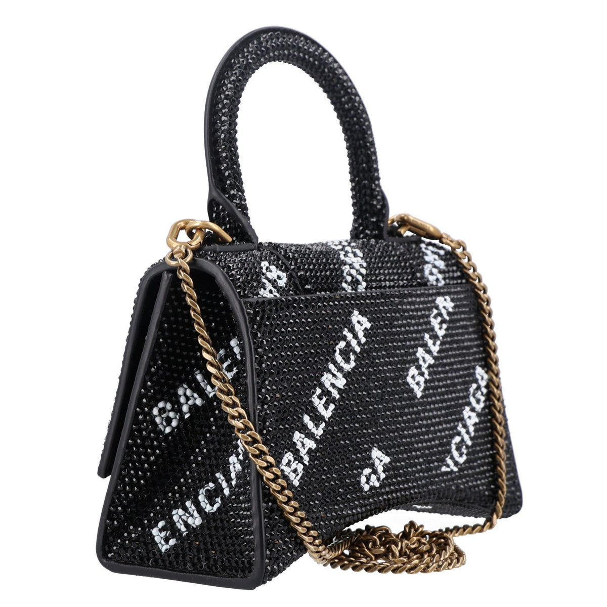 Suede Handbag - Black