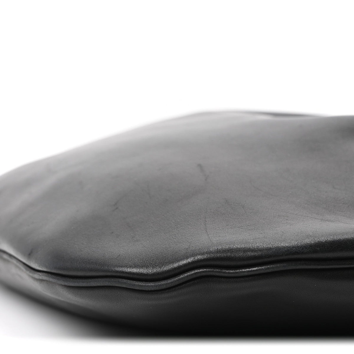 Large Calfskin Hobo Bag - Black