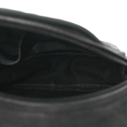 Canvas Nylon Crossbody Bag - Black