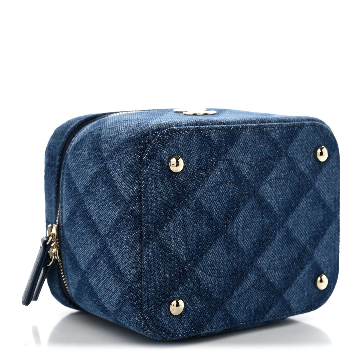Mini Quilted Handbag - Blue